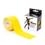 Пластырь, р. 5мх5см Тимакс Экстра Стики тейп спортивный 96% хлопок 4% спандекс желтый